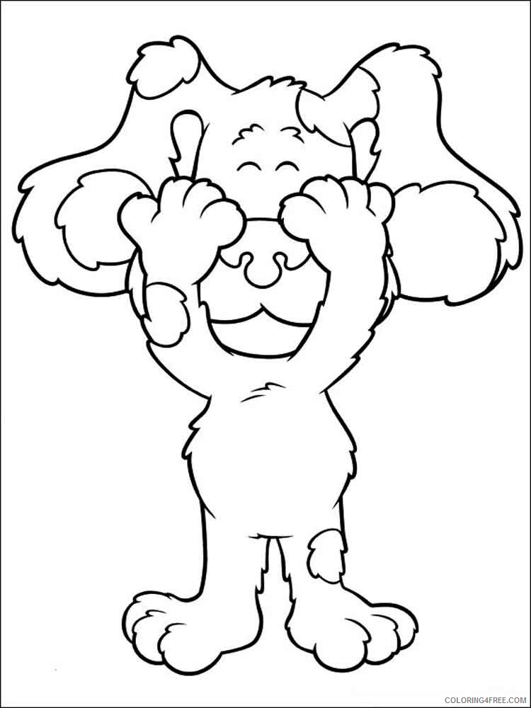 Blues Clues Coloring Pages TV Film Blues clues 3 Printable 2020 00896 Coloring4free