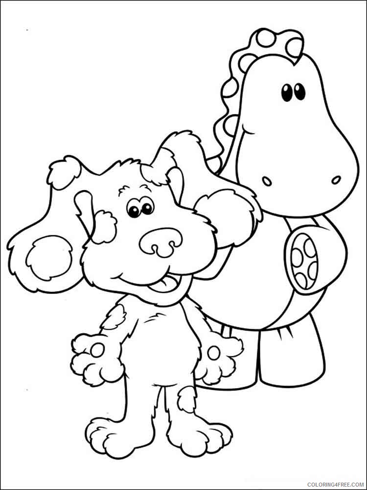 Blues Clues Coloring Pages TV Film Blues clues 5 Printable 2020 00897 Coloring4free