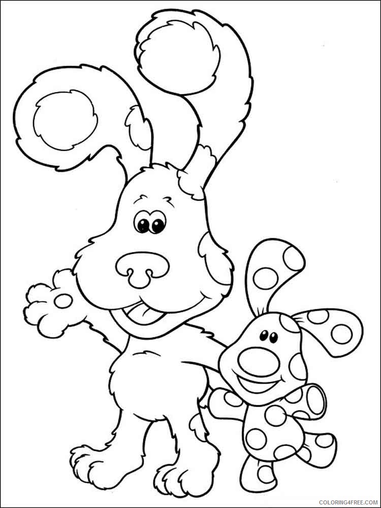 Blues Clues Coloring Pages TV Film Blues clues 6 Printable 2020 00898 Coloring4free