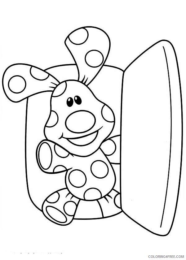 Blues Clues Coloring Pages TV Film Came Out from Refrigerator 2020 00886 Coloring4free
