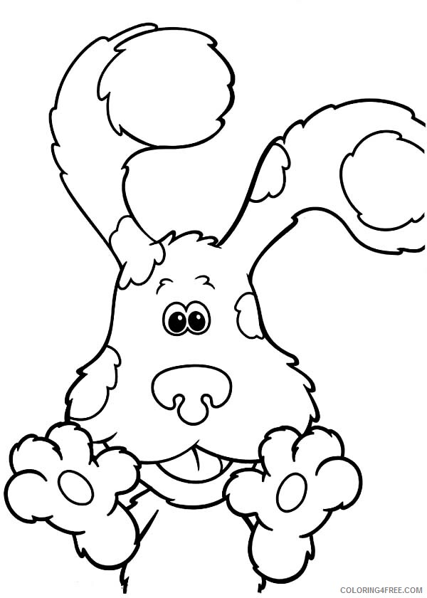 Blues Clues Coloring Pages TV Film The Paws of Blues Clues Printable 2020 00930 Coloring4free