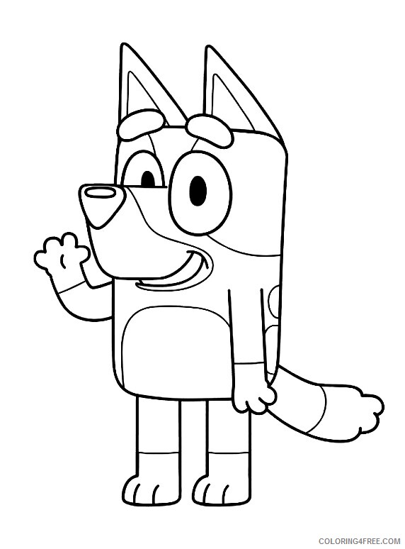 Bluey Coloring Pages TV Film Printable 2020 00931 Coloring4free