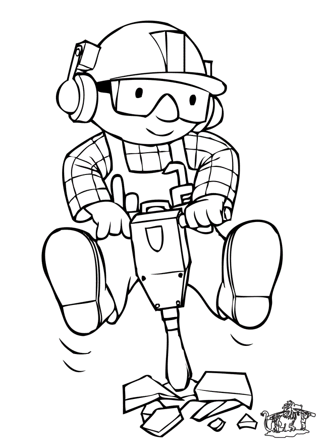 Bob the Builder Coloring Pages TV Film Bob The Builder Free Printable 2020 01111 Coloring4free
