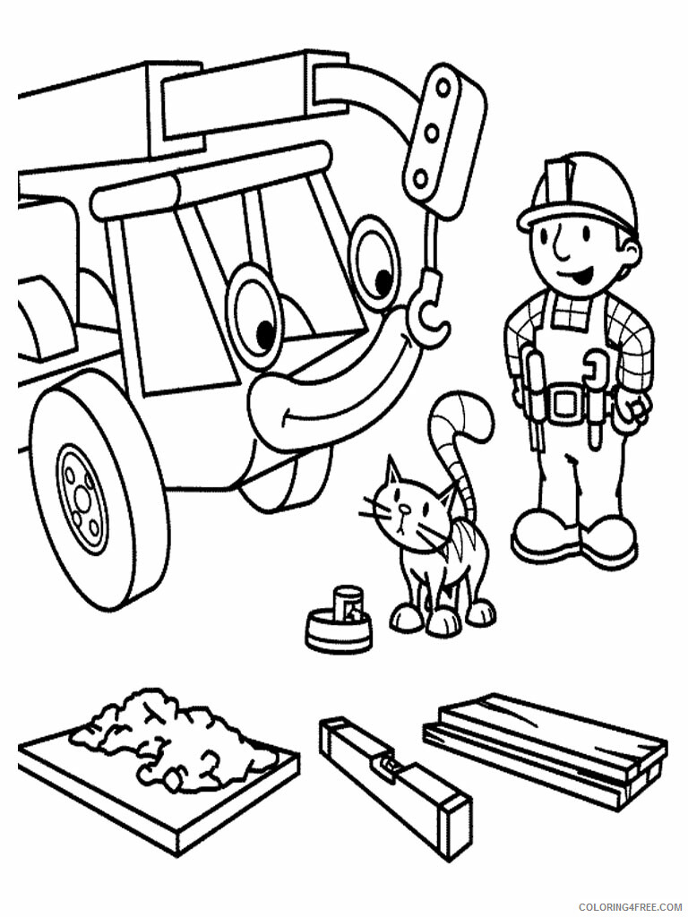 Bob the Builder Coloring Pages TV Film Bob The Builder Kids Printable 2020 01113 Coloring4free