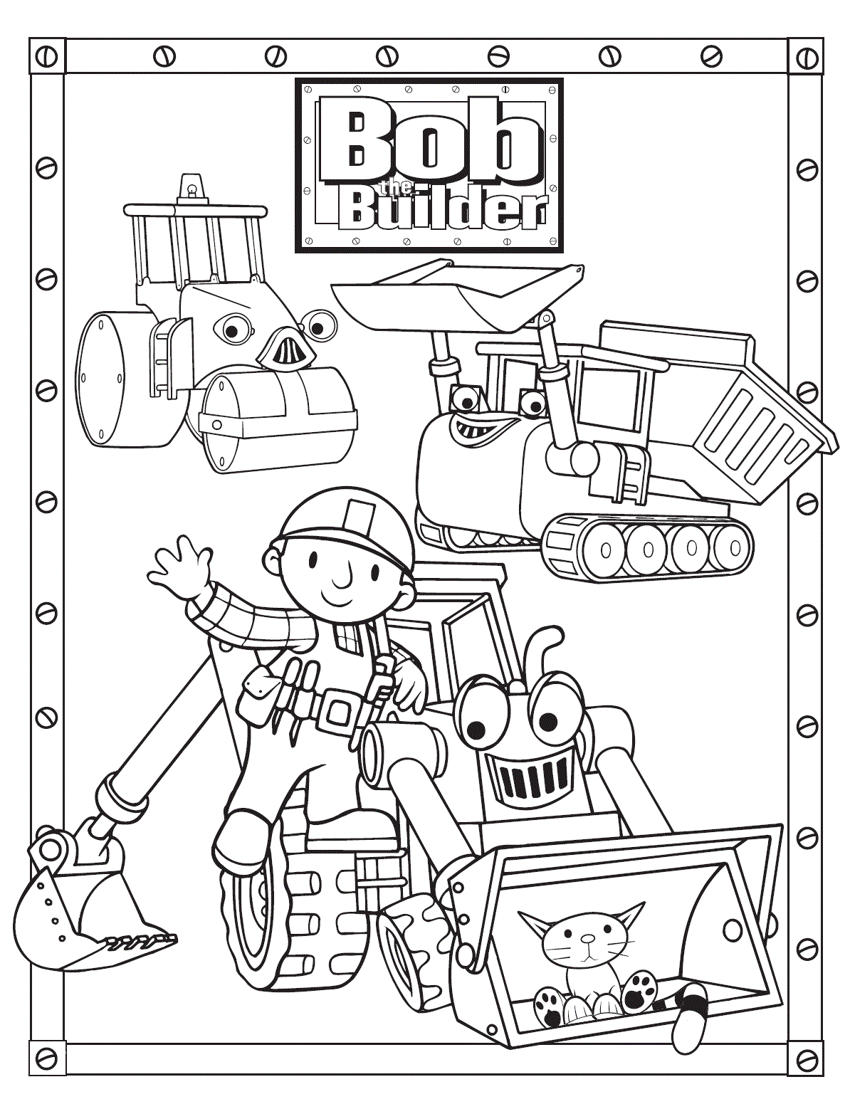 Bob the Builder Coloring Pages TV Film Bob The Builder Pictures Printable 2020 01115 Coloring4free