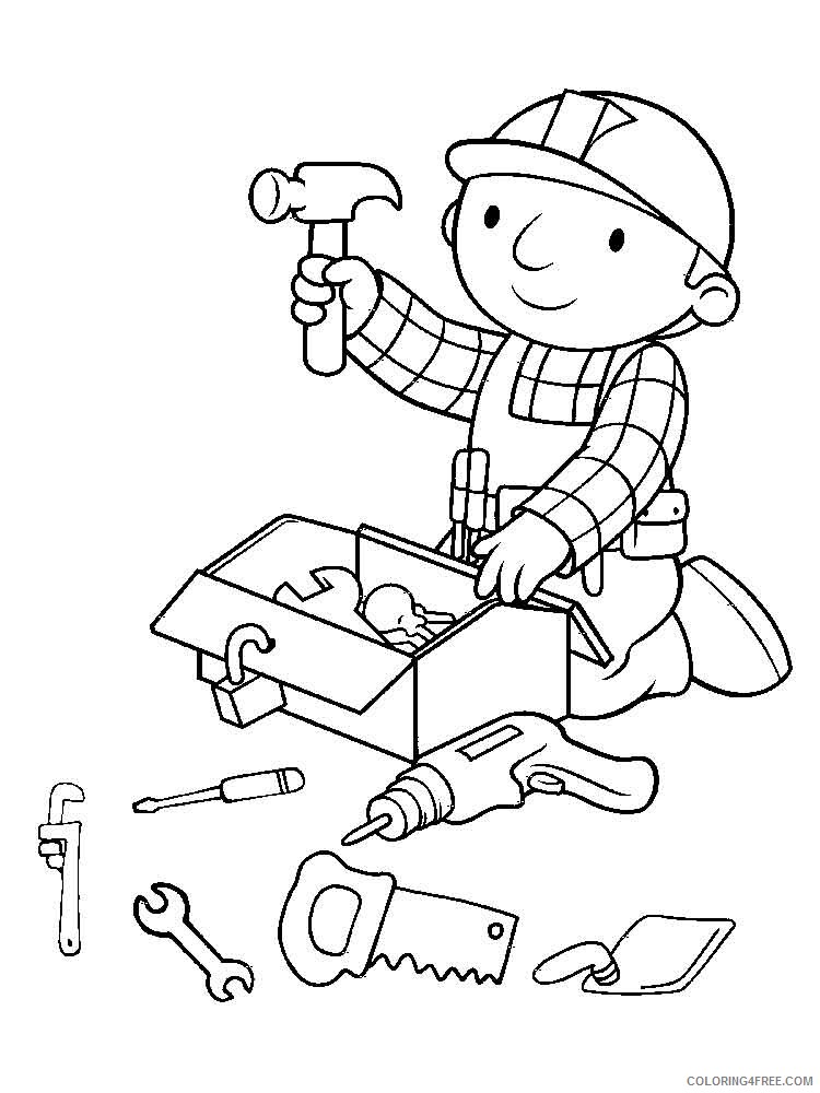 Bob the Builder Coloring Pages TV Film Bob the Builder 10 Printable 2020 01005 Coloring4free