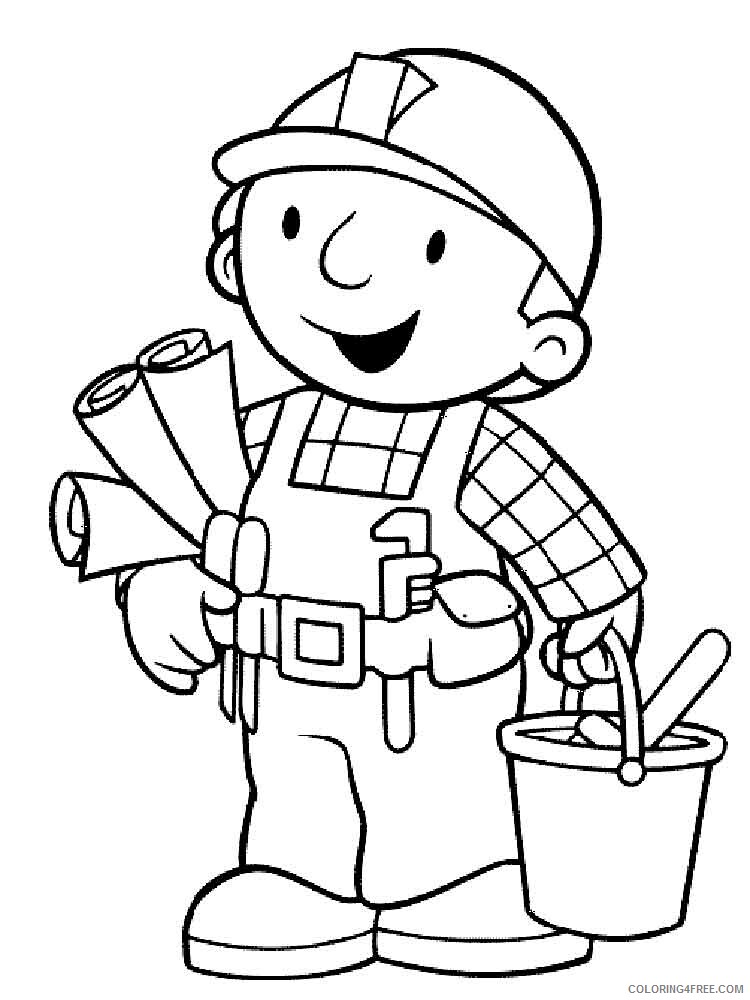 Bob the Builder Coloring Pages TV Film Bob the Builder 11 Printable 2020 01013 Coloring4free