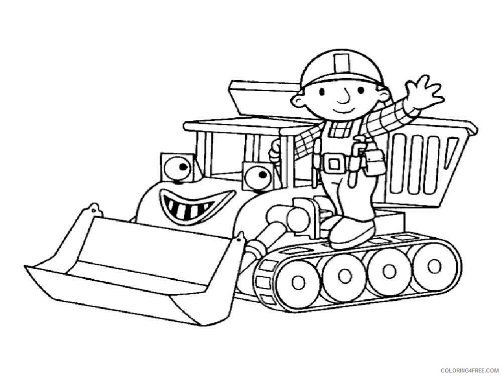 Bob the Builder Coloring Pages TV Film Bob the Builder 12 Printable 2020 01019 Coloring4free