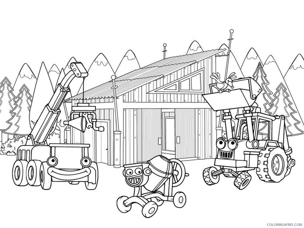 Bob the Builder Coloring Pages TV Film Bob the Builder 6 Printable 2020 01081 Coloring4free