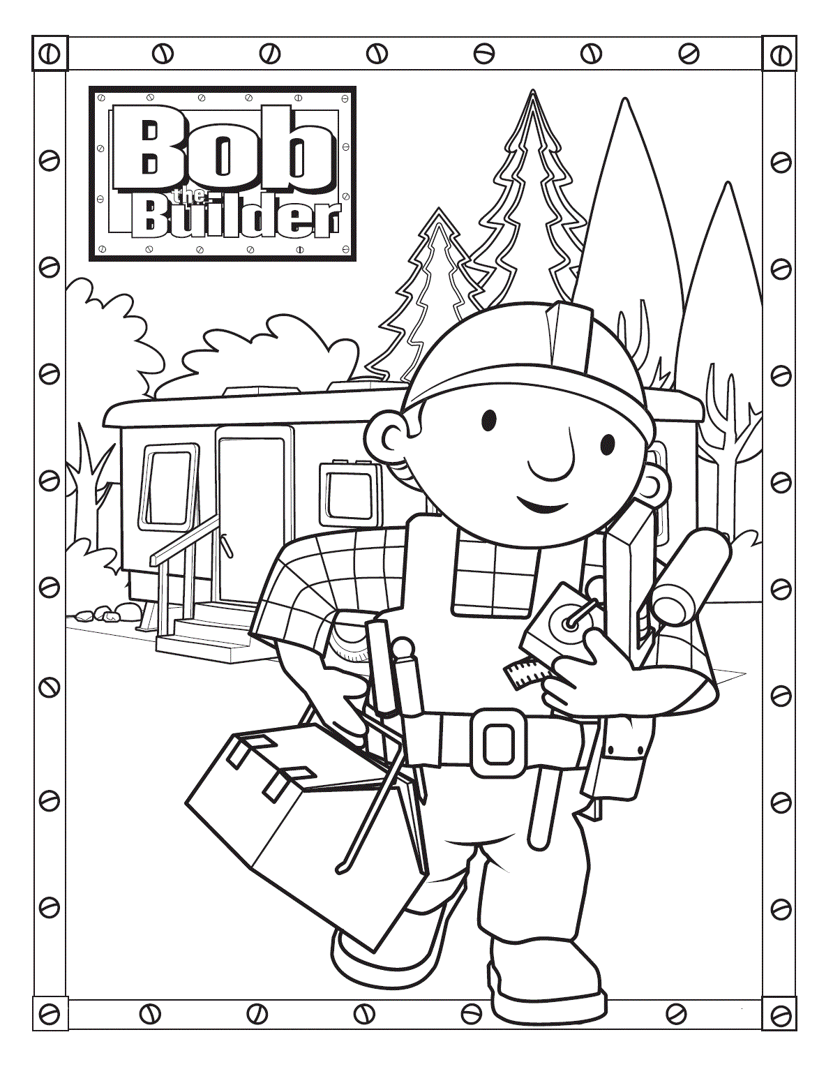 Bob the Builder Coloring Pages TV Film Free Bob The Builder Printable 2020 01139 Coloring4free