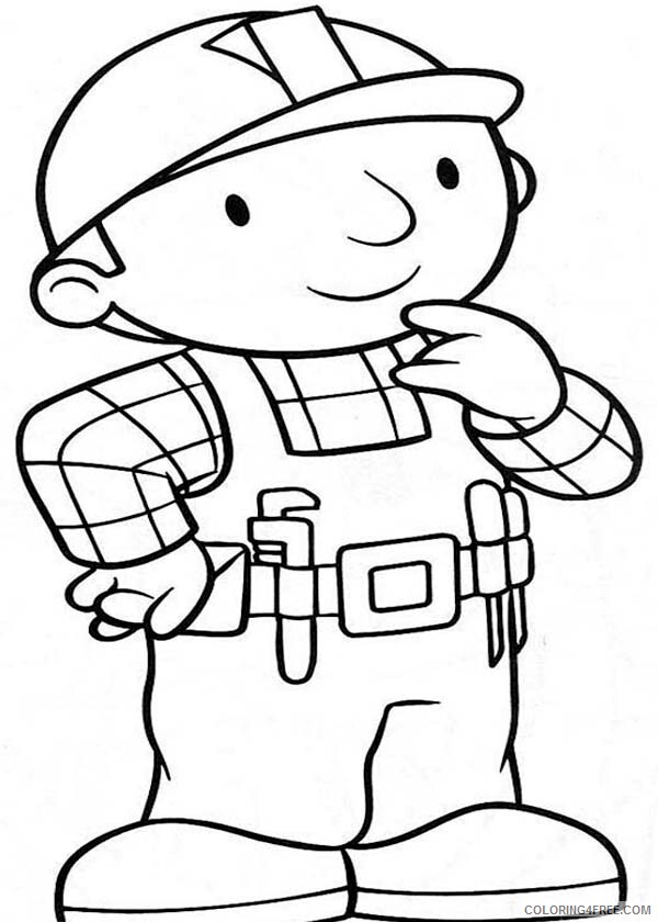 Bob the Builder Coloring Pages TV Film How to Draw Bob the Builder 2020 01140 Coloring4free