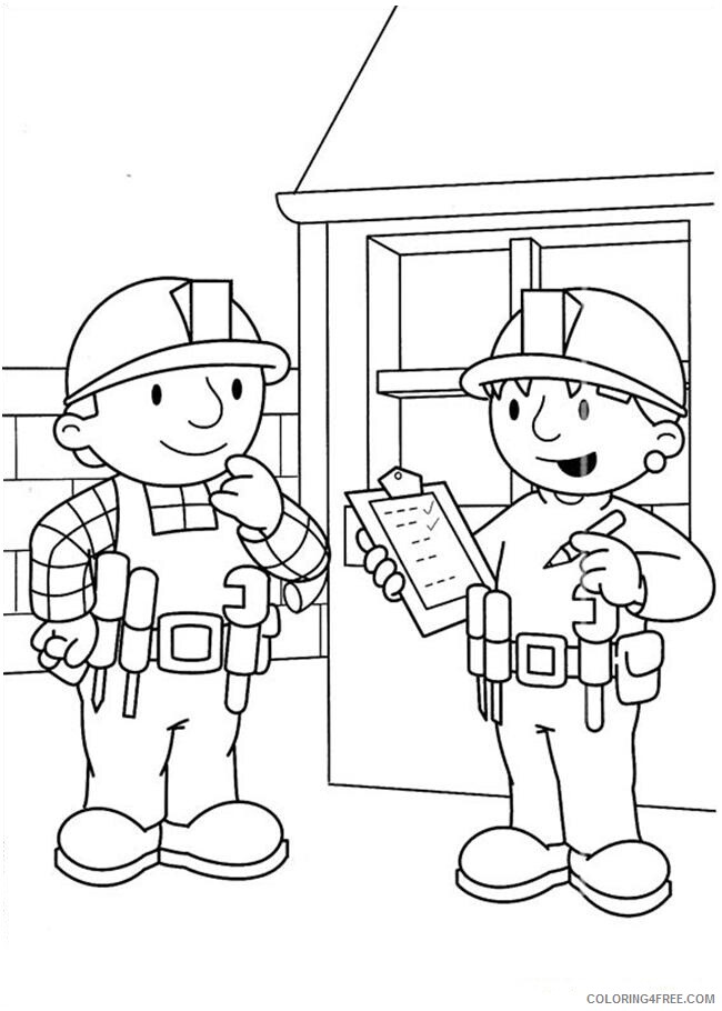 Bob the Builder Coloring Pages TV Film Photos of Bob The Builder Printable 2020 01145 Coloring4free