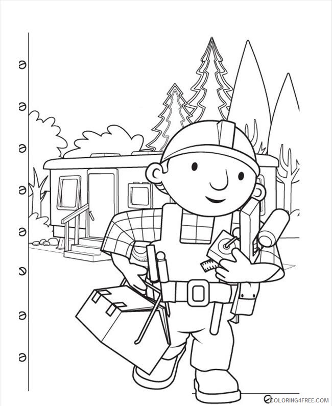 Bob the Builder Coloring Pages TV Film Picture of Bob The Builder Printable 2020 01146 Coloring4free