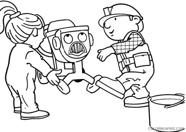 Bob the Builder Coloring Pages TV Film Wendy Help Bob and Dizzy 2020 01153 Coloring4free