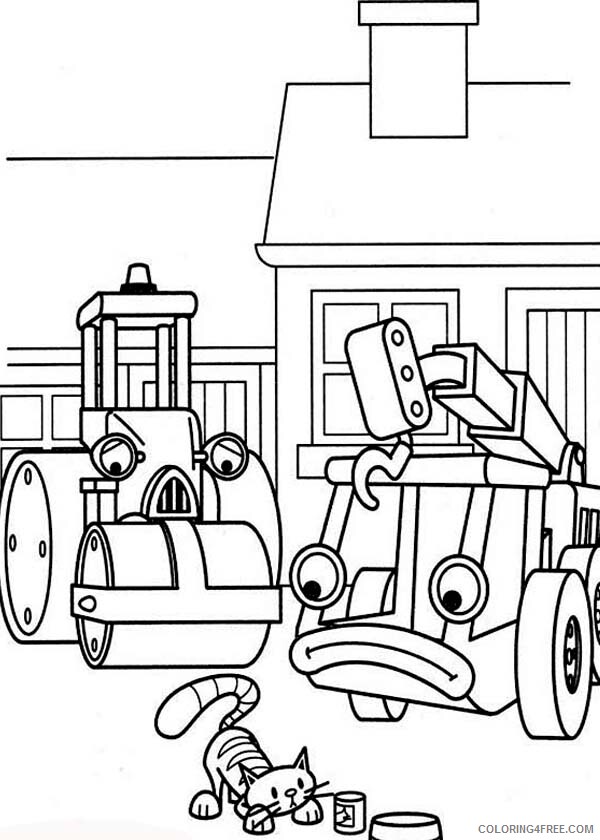 Bob the Builder Coloring Pages TV Film Working on Construction Job 2020 01134 Coloring4free