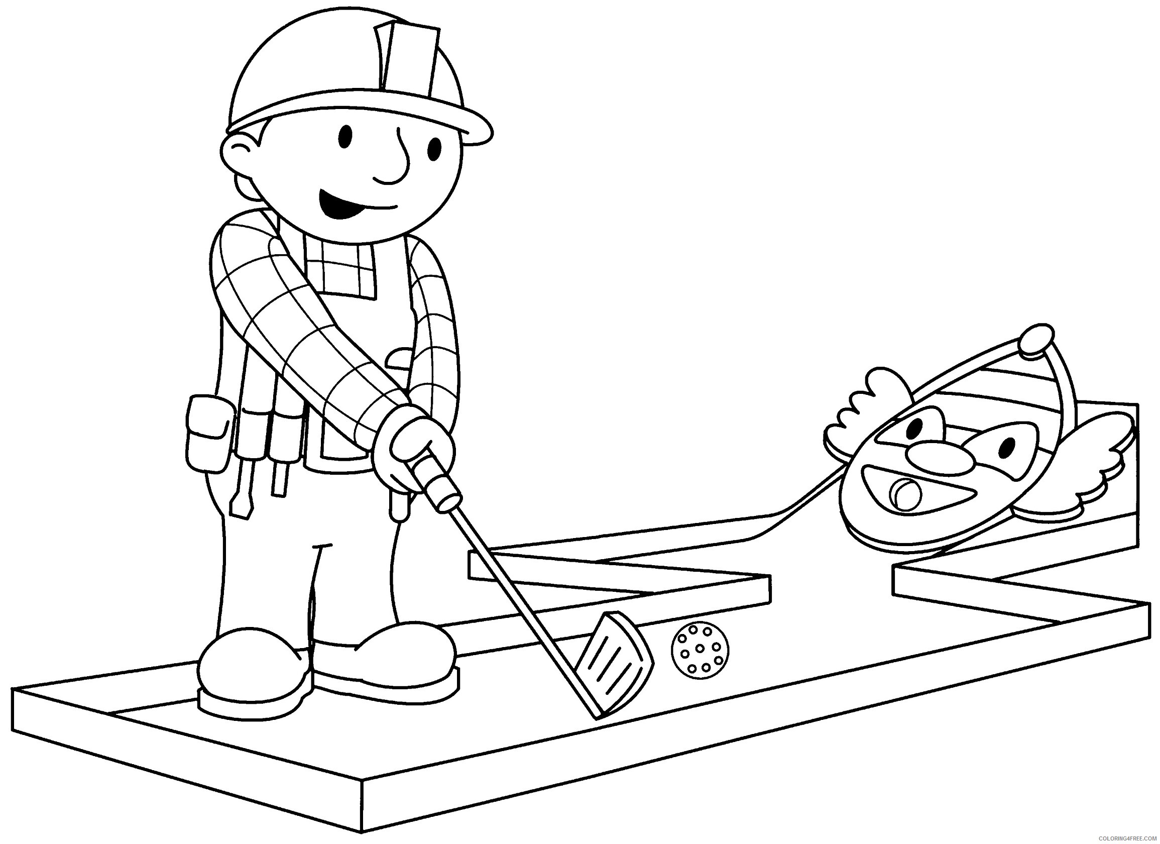 Bob the Builder Coloring Pages TV Film bob der baumeister Printable 2020 00945 Coloring4free