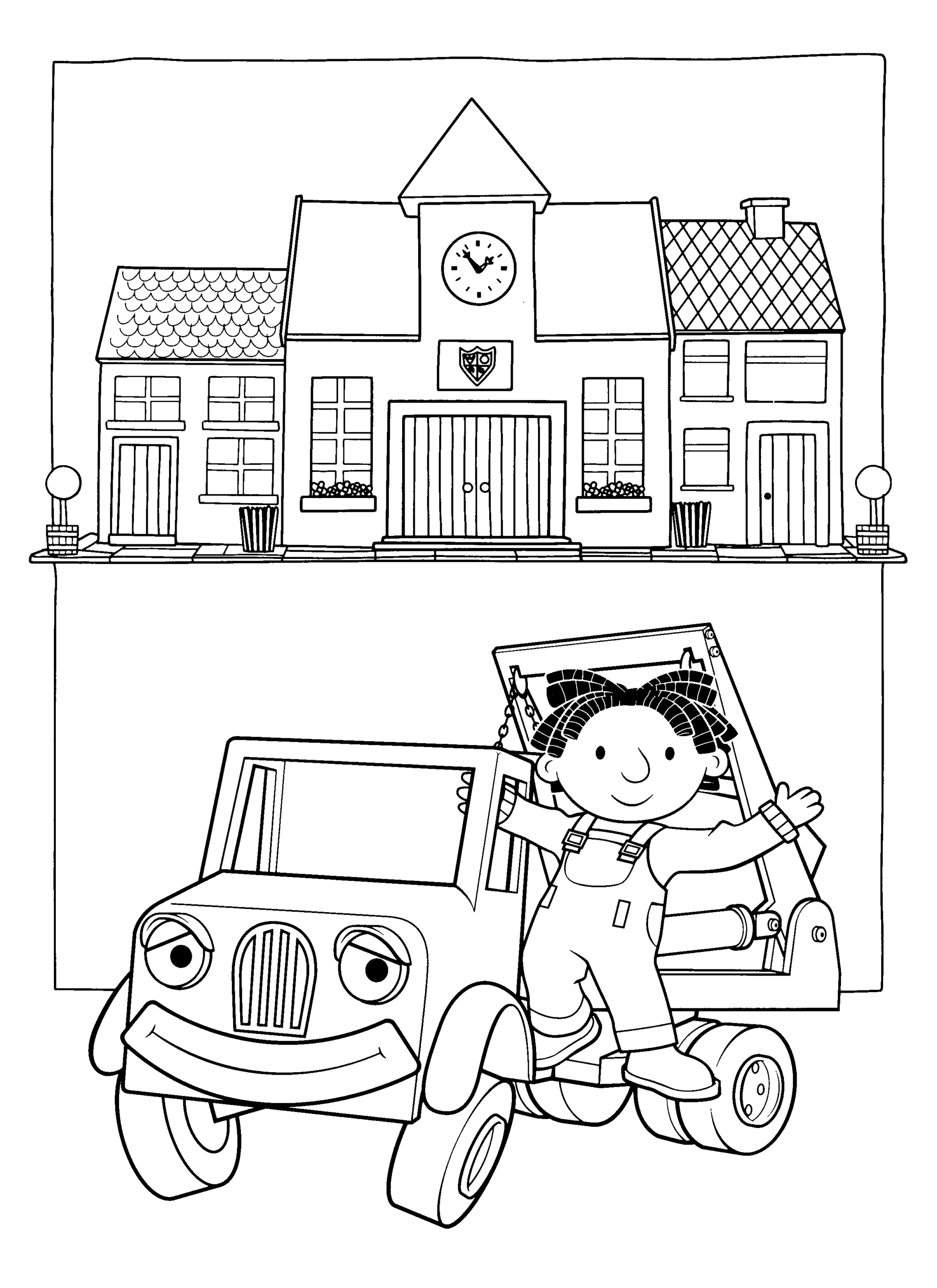 Bob the Builder Coloring Pages TV Film bob der baumeister Printable 2020 00949 Coloring4free