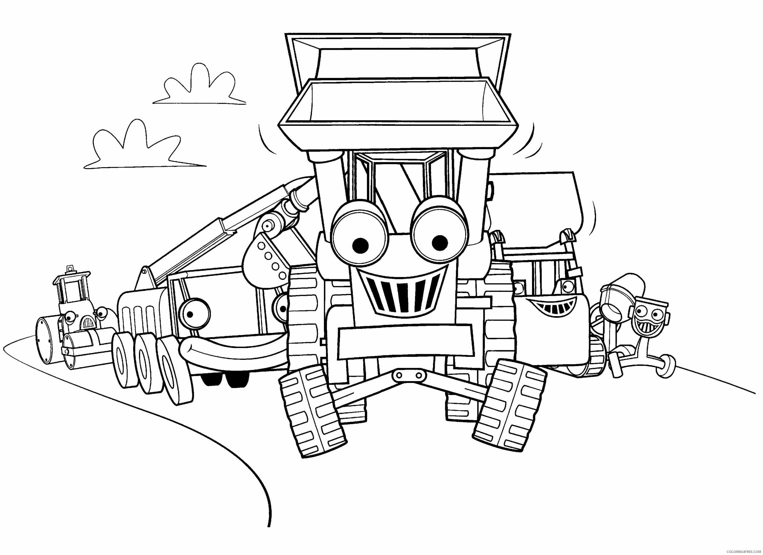 Bob the Builder Coloring Pages TV Film bob the builder 10 2 Printable 2020 01004 Coloring4free