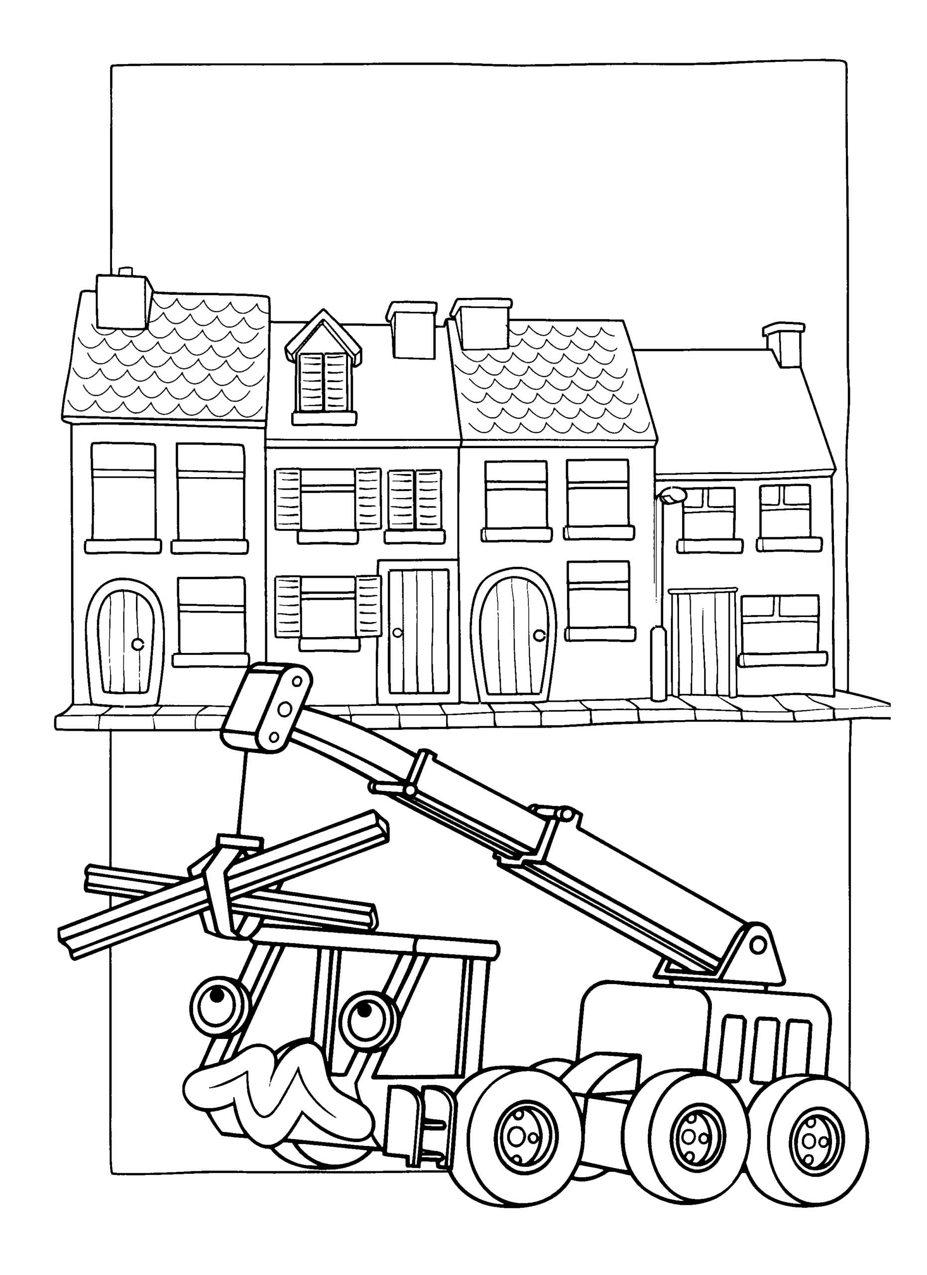 Bob the Builder Coloring Pages TV Film bob the builder 14 Printable 2020 01023 Coloring4free