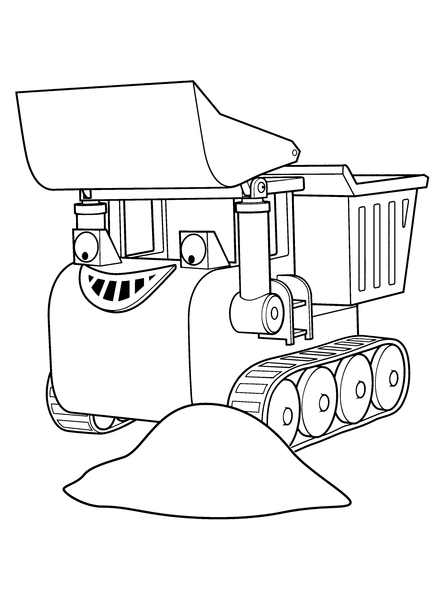 Bob the Builder Coloring Pages TV Film bob the builder 16 Printable 2020 01027 Coloring4free