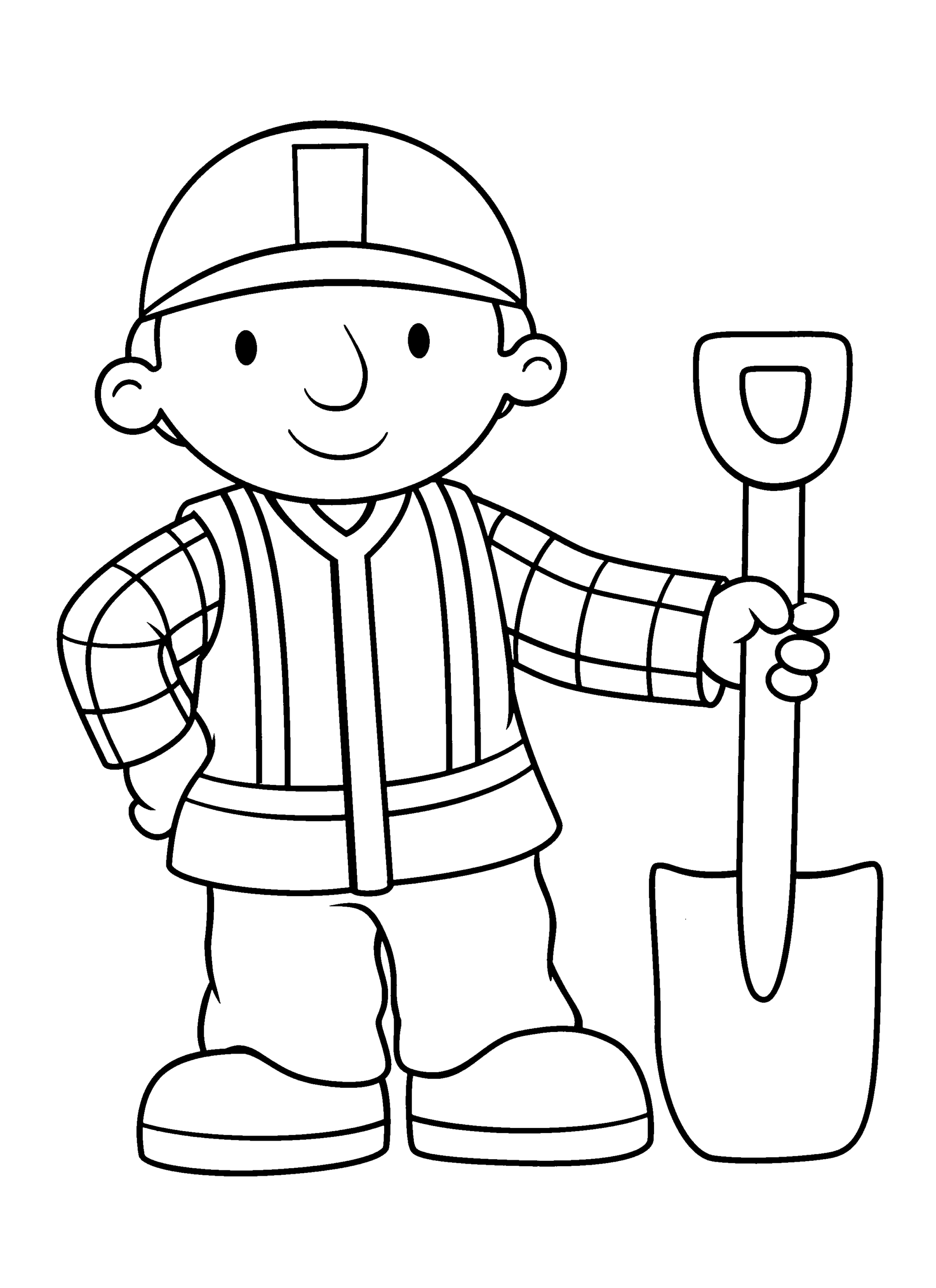 Bob the Builder Coloring Pages TV Film bob the builder 2 Printable 2020 01034 Coloring4free