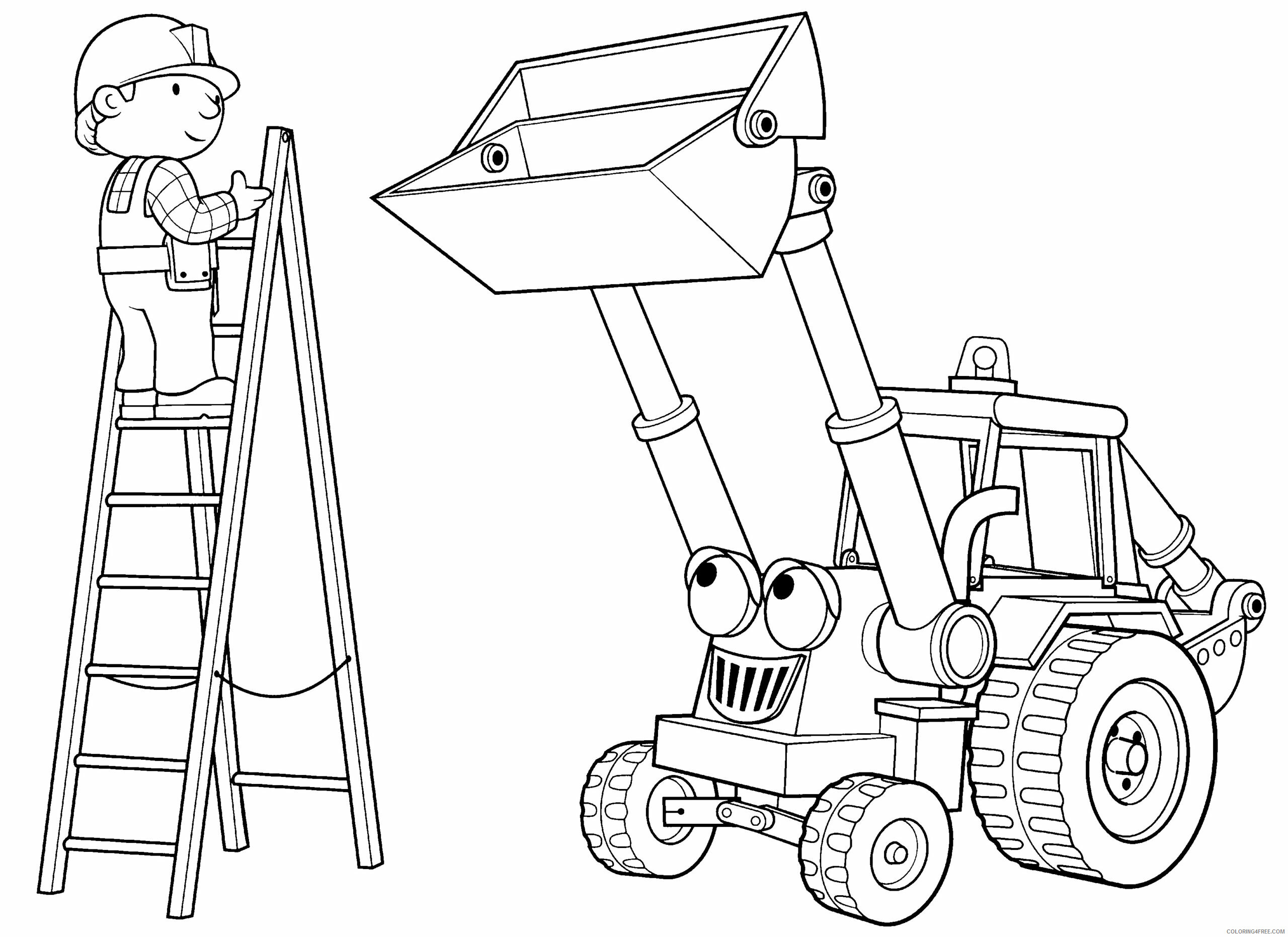 Bob the Builder Coloring Pages TV Film bob the builder 24 Printable 2020 01042 Coloring4free