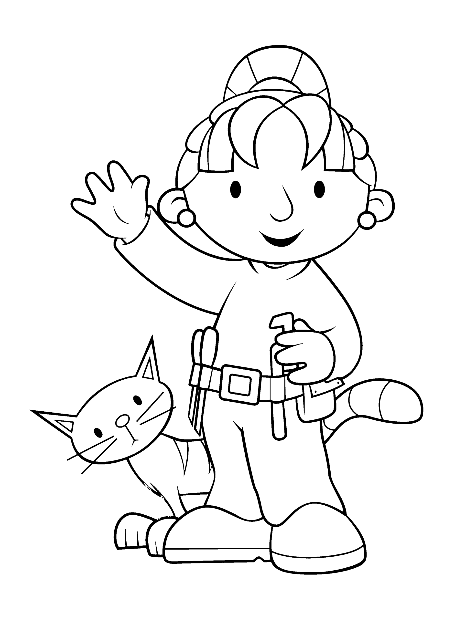 Bob the Builder Coloring Pages TV Film bob the builder 4 Printable 2020 01058 Coloring4free
