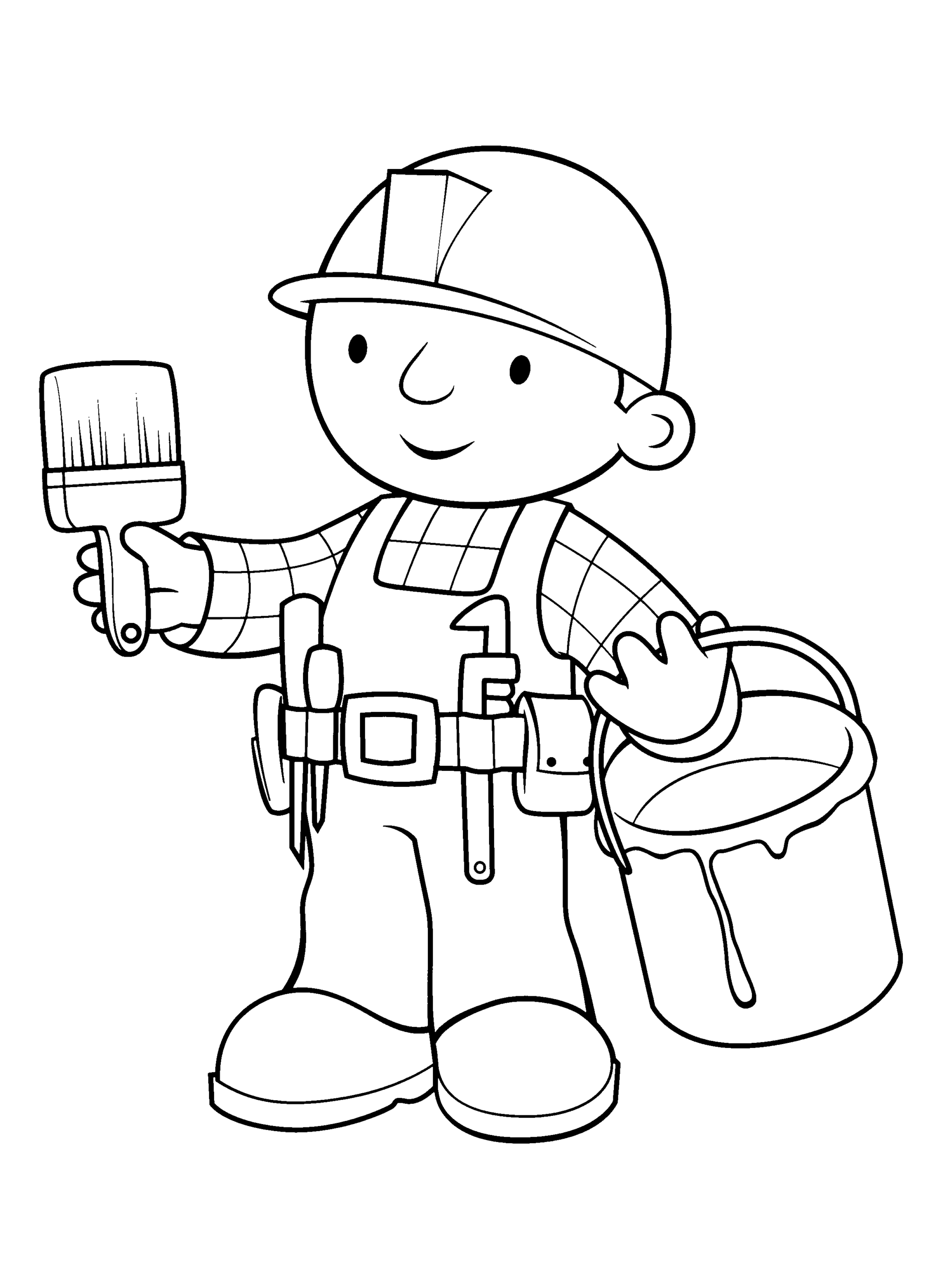 Bob the Builder Coloring Pages TV Film bob the builder 41 Printable 2020 01060 Coloring4free