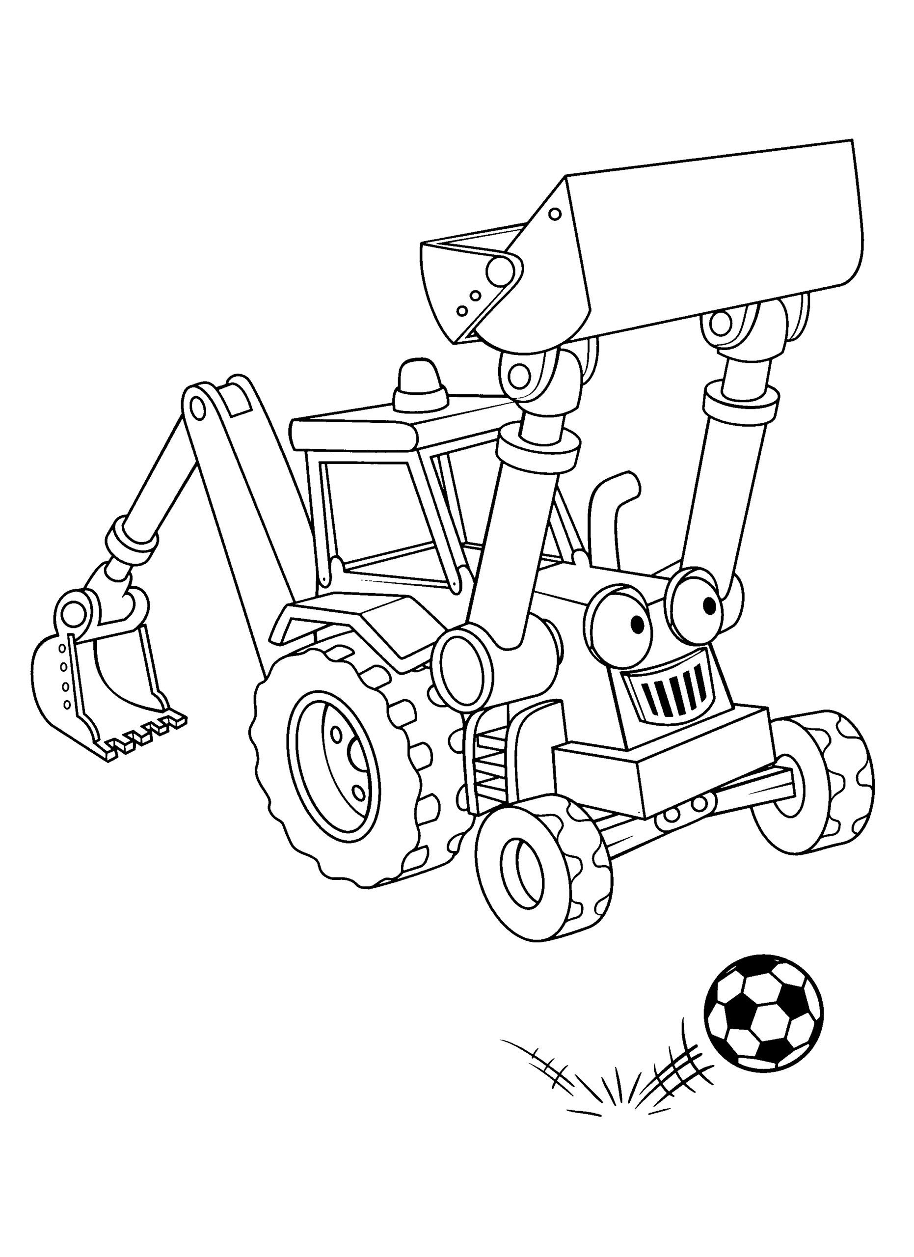 Bob the Builder Coloring Pages TV Film bob the builder 5 Printable 2020 01069 Coloring4free