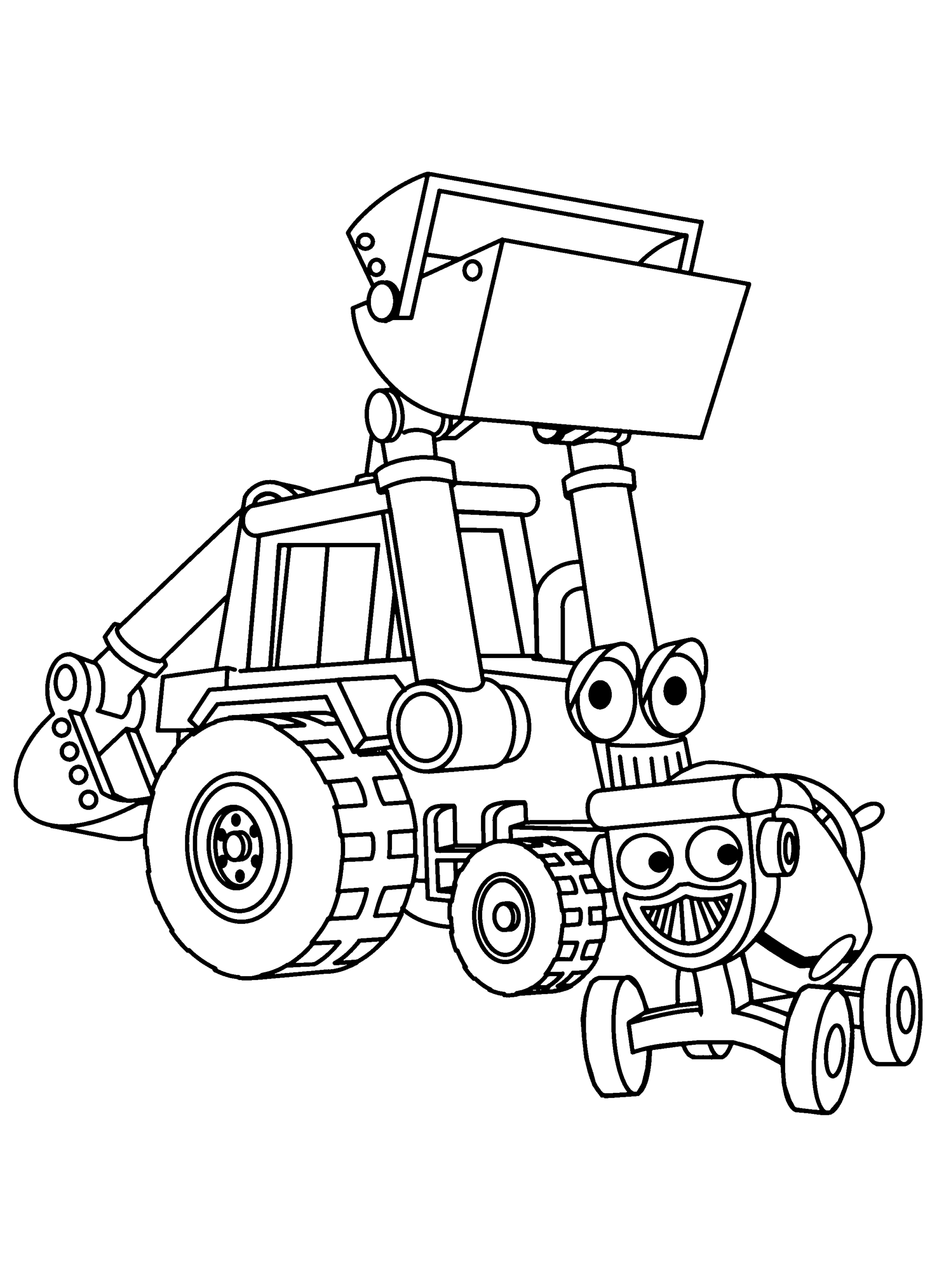 Bob the Builder Coloring Pages TV Film bob the builder 51 Printable 2020 01071 Coloring4free