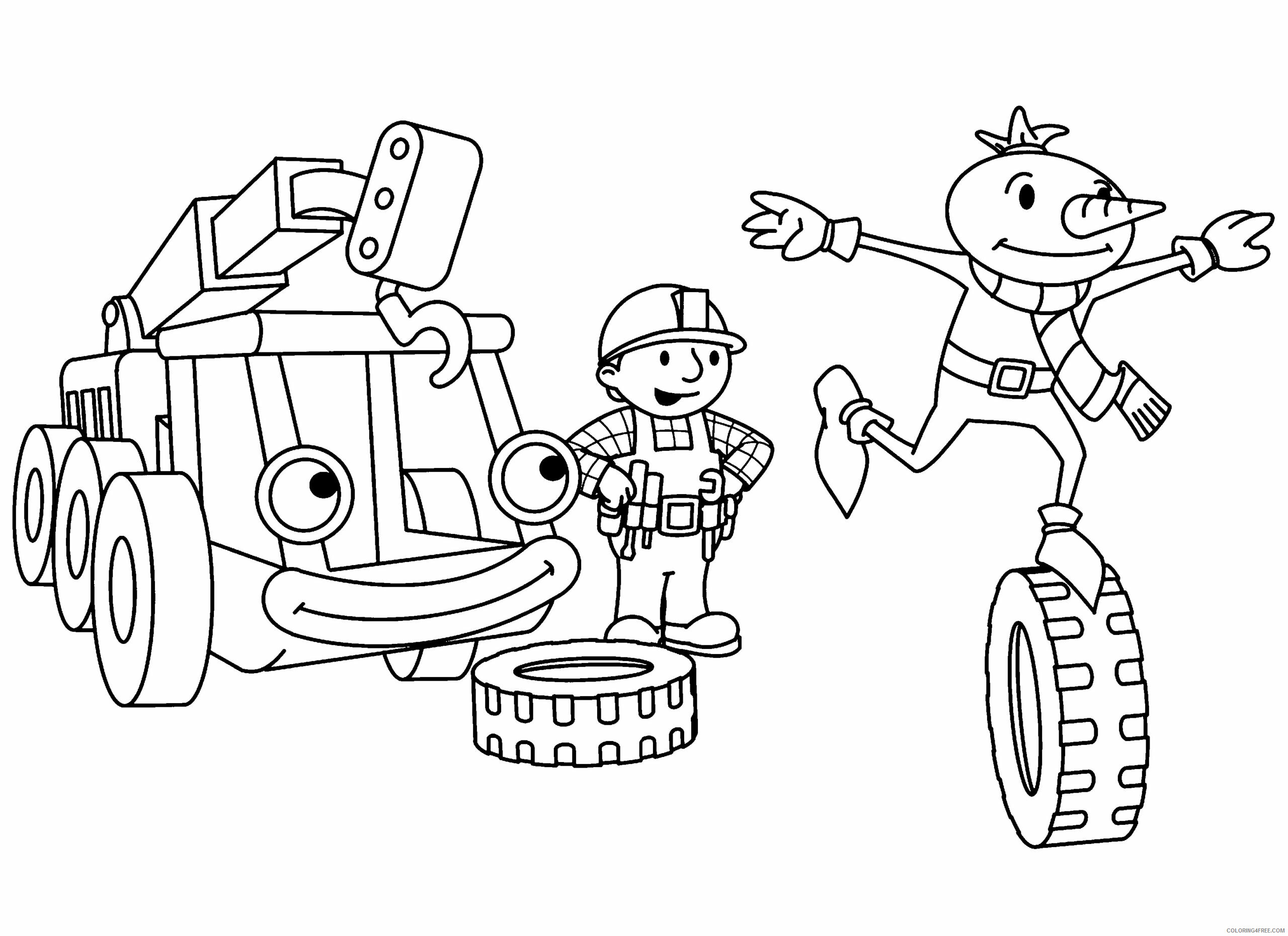 Bob the Builder Coloring Pages TV Film bob the builder 53 Printable 2020 01073 Coloring4free