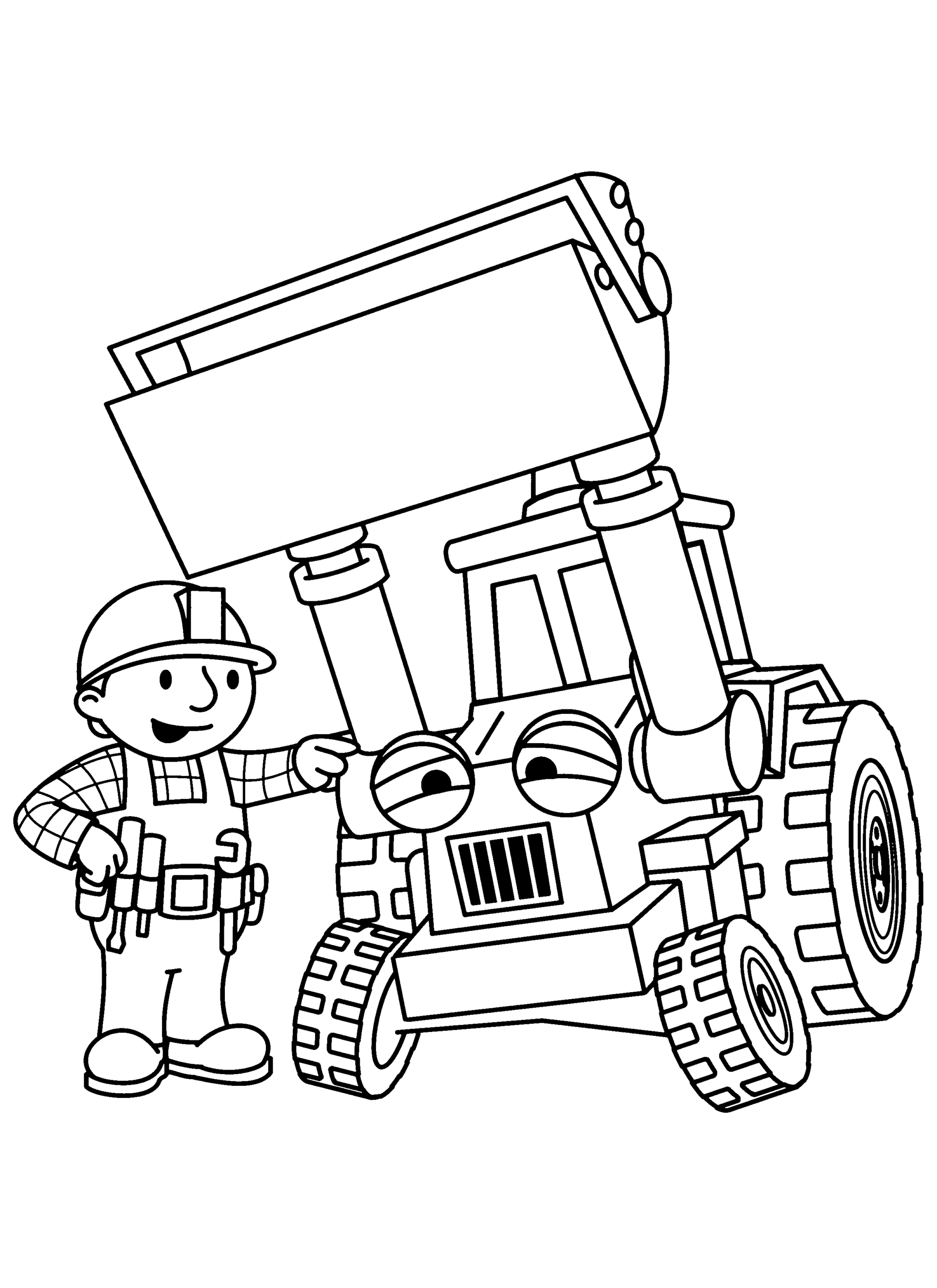 Bob the Builder Coloring Pages TV Film bob the builder 56 Printable 2020 01076 Coloring4free