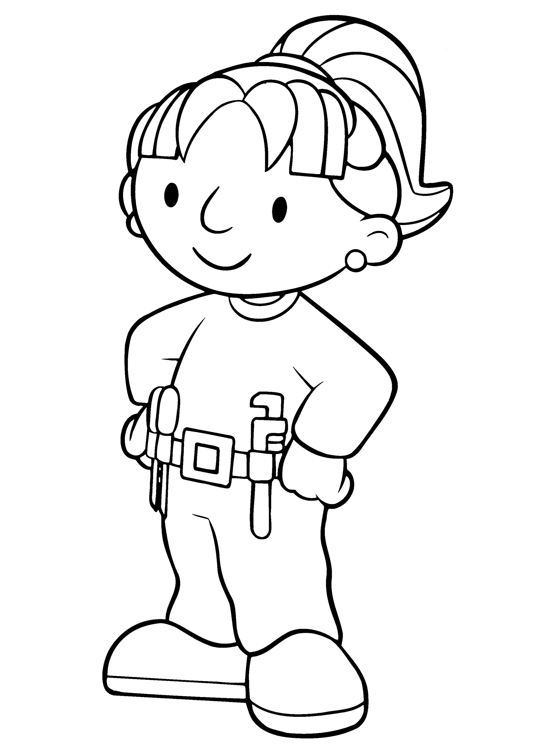 Bob the Builder Coloring Pages TV Film bob the builder 61 Printable 2020 01083 Coloring4free