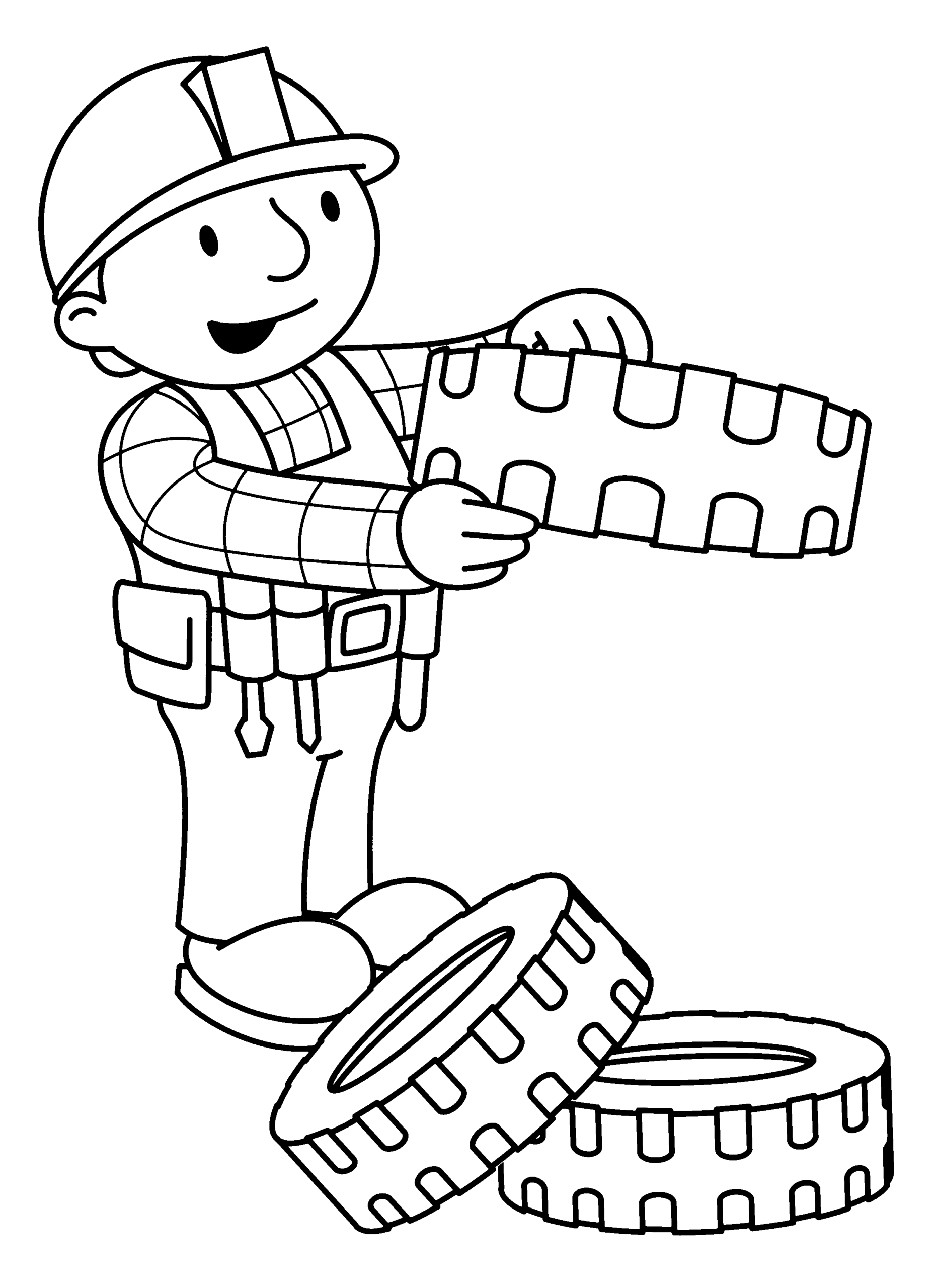 Bob the Builder Coloring Pages TV Film bob the builder 63 Printable 2020 01085 Coloring4free