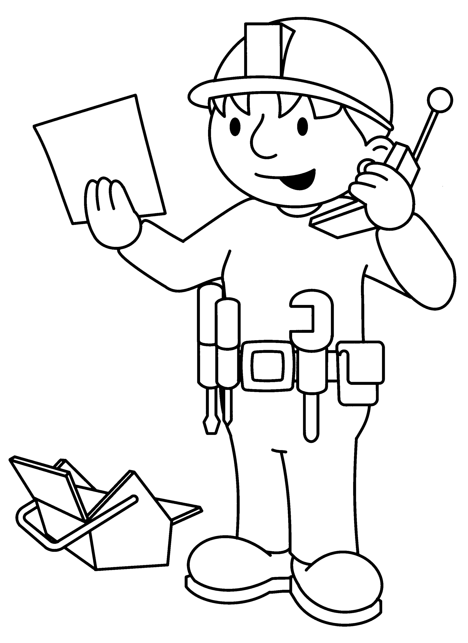 Bob the Builder Coloring Pages TV Film bob the builder 66 Printable 2020 01088 Coloring4free