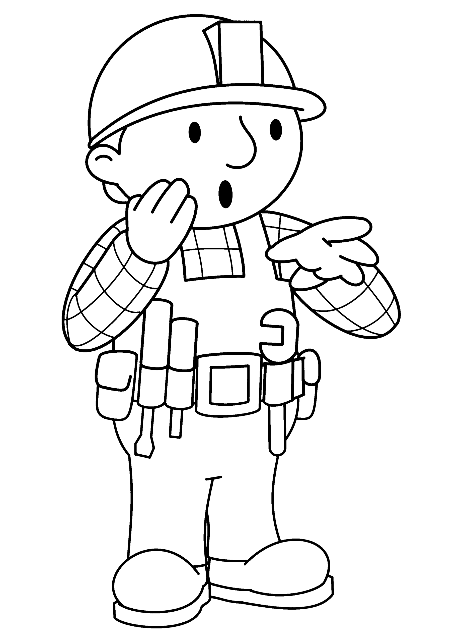 Bob the Builder Coloring Pages TV Film bob the builder 67 Printable 2020 01089 Coloring4free
