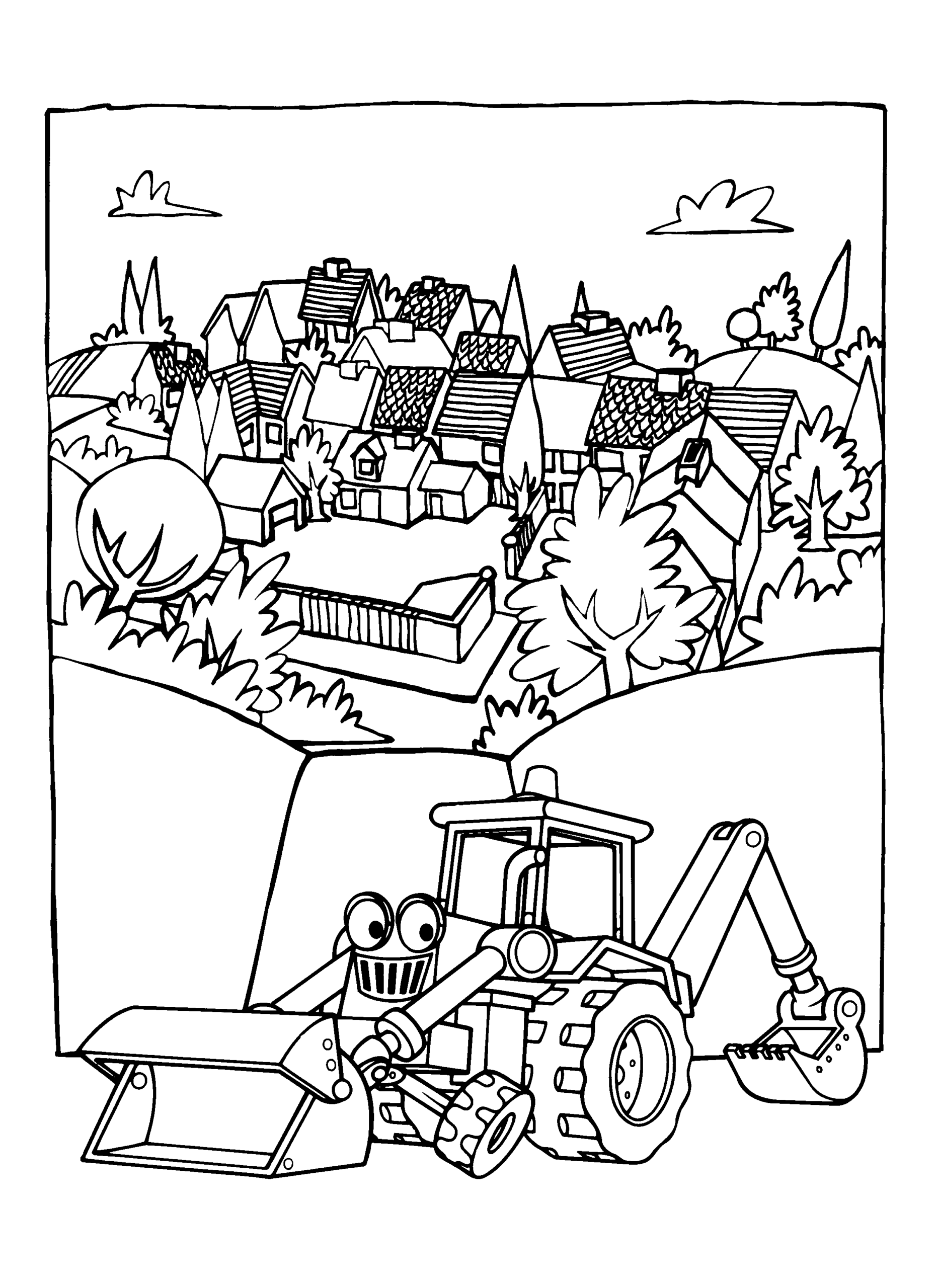Bob the Builder Coloring Pages TV Film bob the builder 69 Printable 2020 01090 Coloring4free