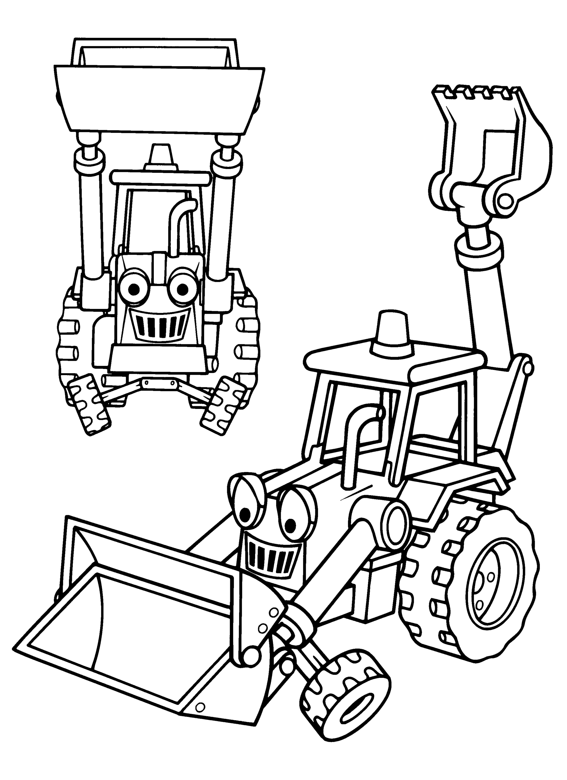 Bob the Builder Coloring Pages TV Film bob the builder 73 Printable 2020 01095 Coloring4free