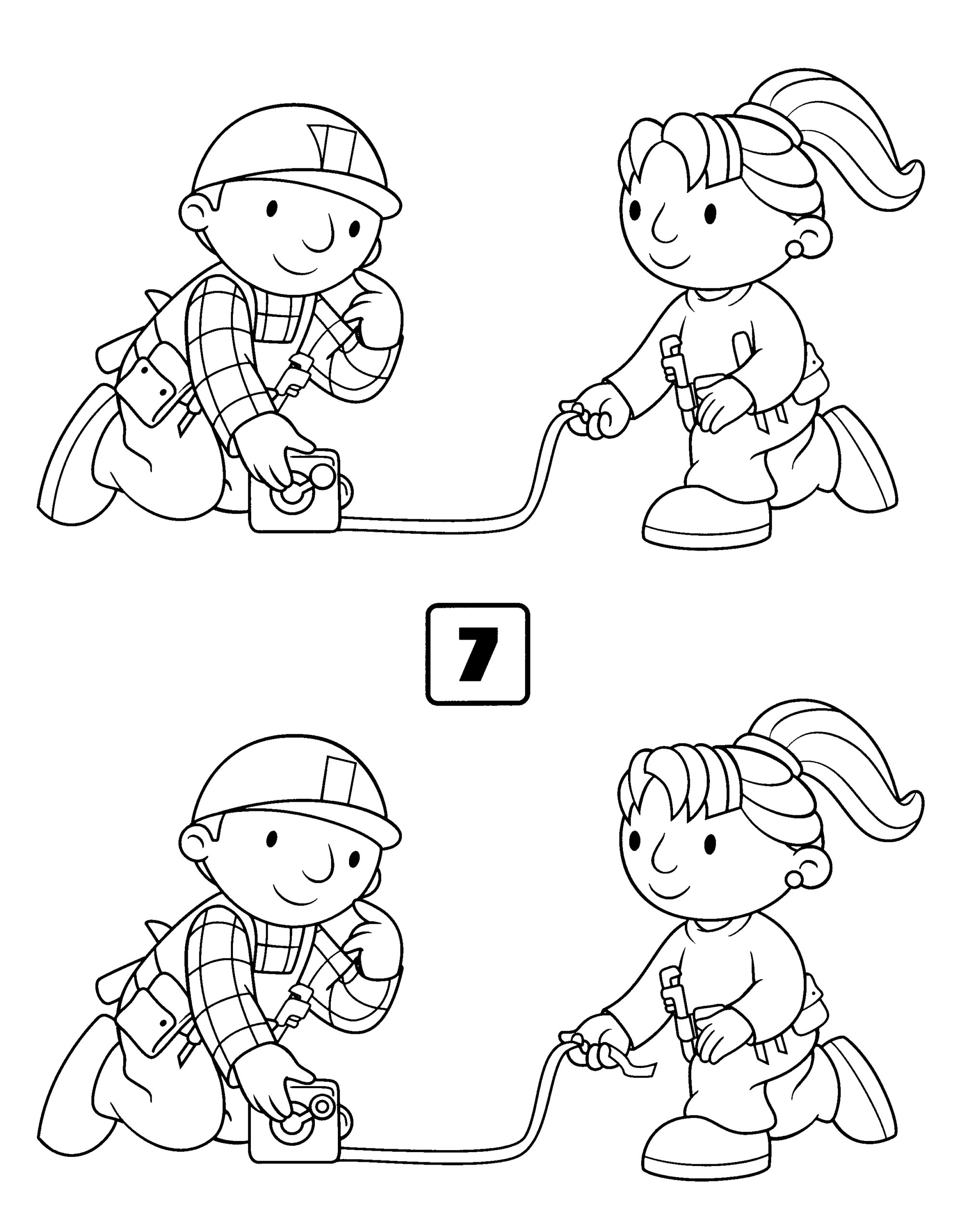 Bob the Builder Coloring Pages TV Film bob the builder 87 Printable 2020 01105 Coloring4free