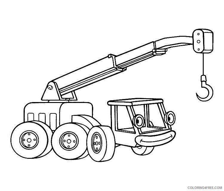 Bob the Builder Coloring Pages TV Film bob the builder liftie Printable 2020 01124 Coloring4free