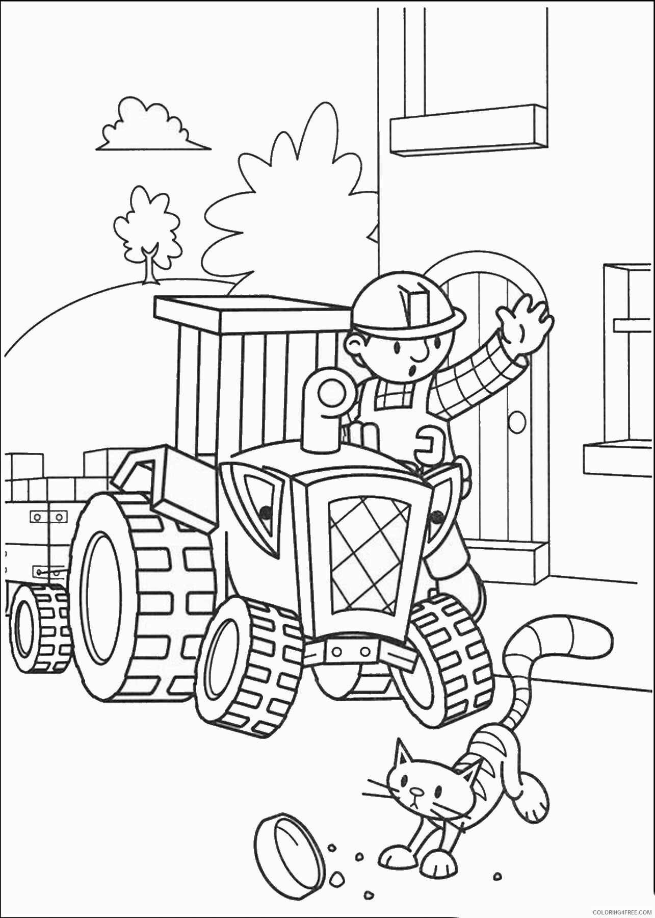 Bob the Builder Coloring Pages TV Film bob the builder_01 Printable 2020 00951 Coloring4free