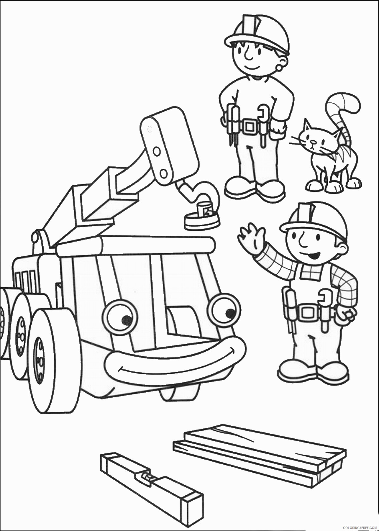 Bob the Builder Coloring Pages TV Film bob the builder_07 Printable 2020 00957 Coloring4free