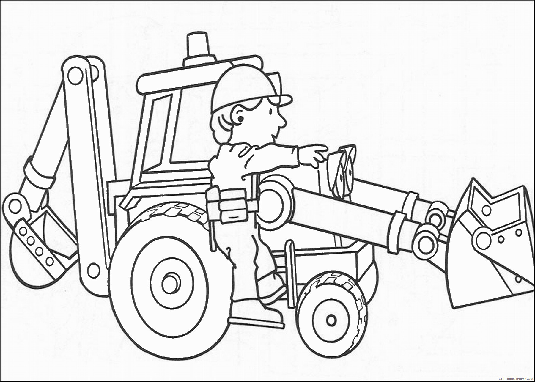 Bob the Builder Coloring Pages TV Film bob the builder_12 Printable 2020 00962 Coloring4free
