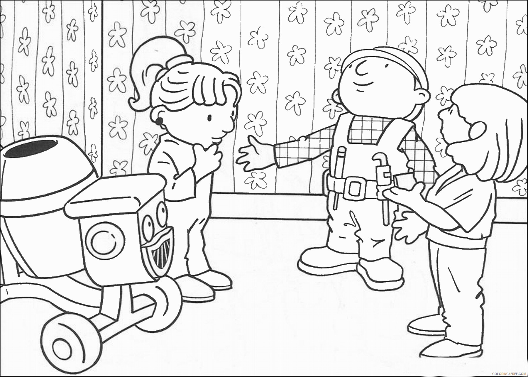 Bob the Builder Coloring Pages TV Film bob the builder_13 Printable 2020 00963 Coloring4free