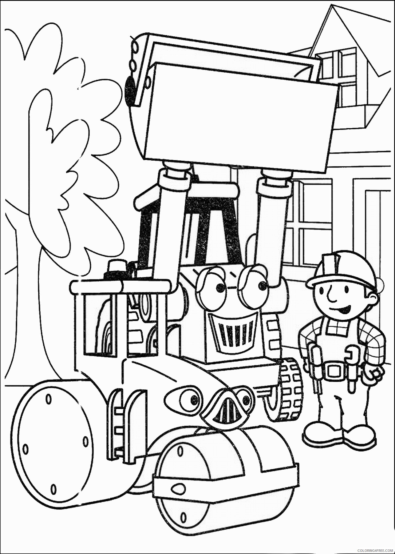 Bob the Builder Coloring Pages TV Film bob the builder_24 Printable 2020 00974 Coloring4free