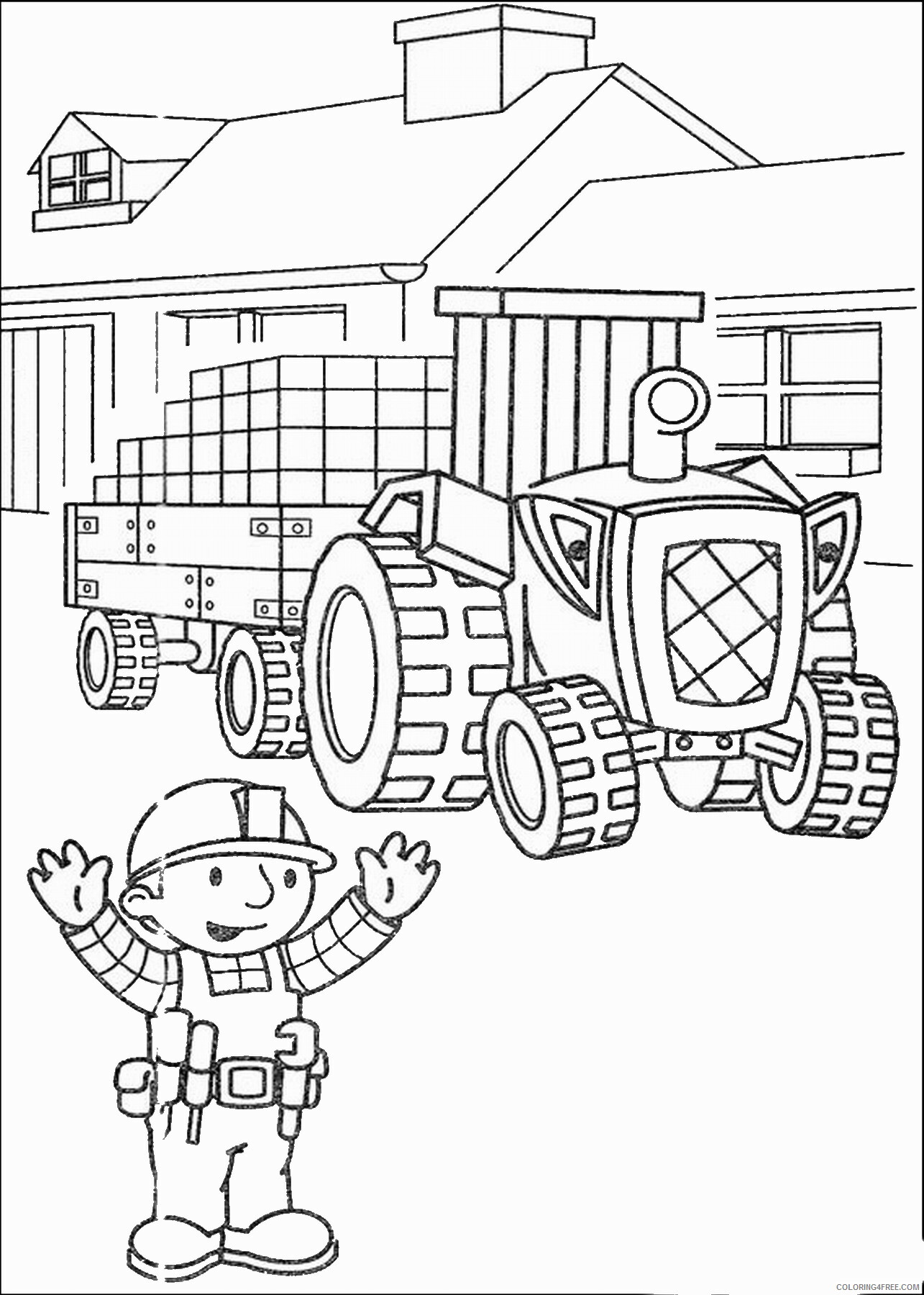 Bob the Builder Coloring Pages TV Film bob the builder_26 Printable 2020 00976 Coloring4free