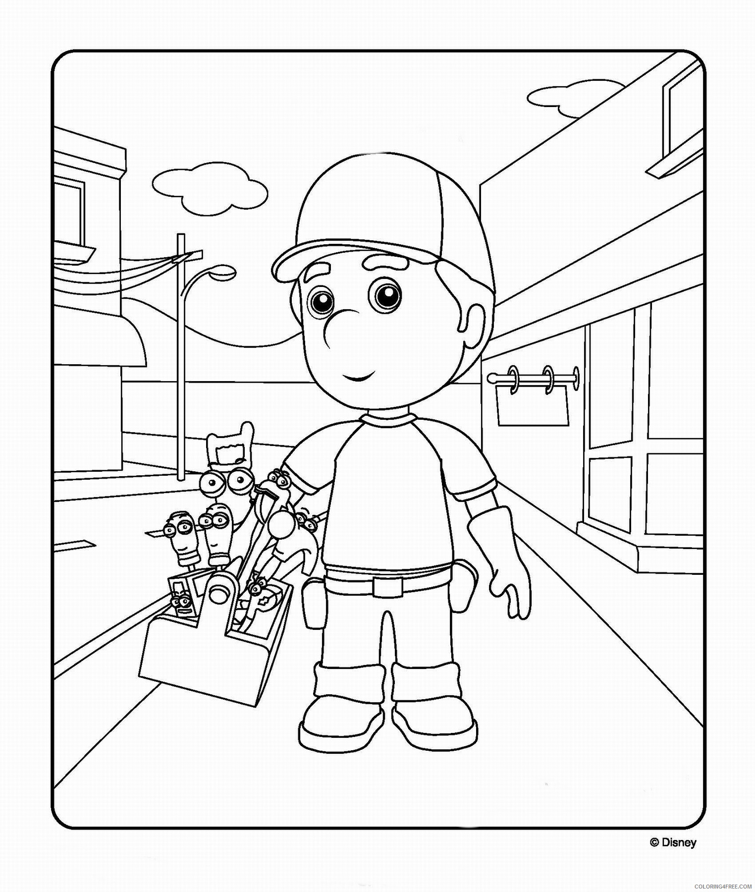 Bob the Builder Coloring Pages TV Film bob the builder_36 Printable 2020 00985 Coloring4free