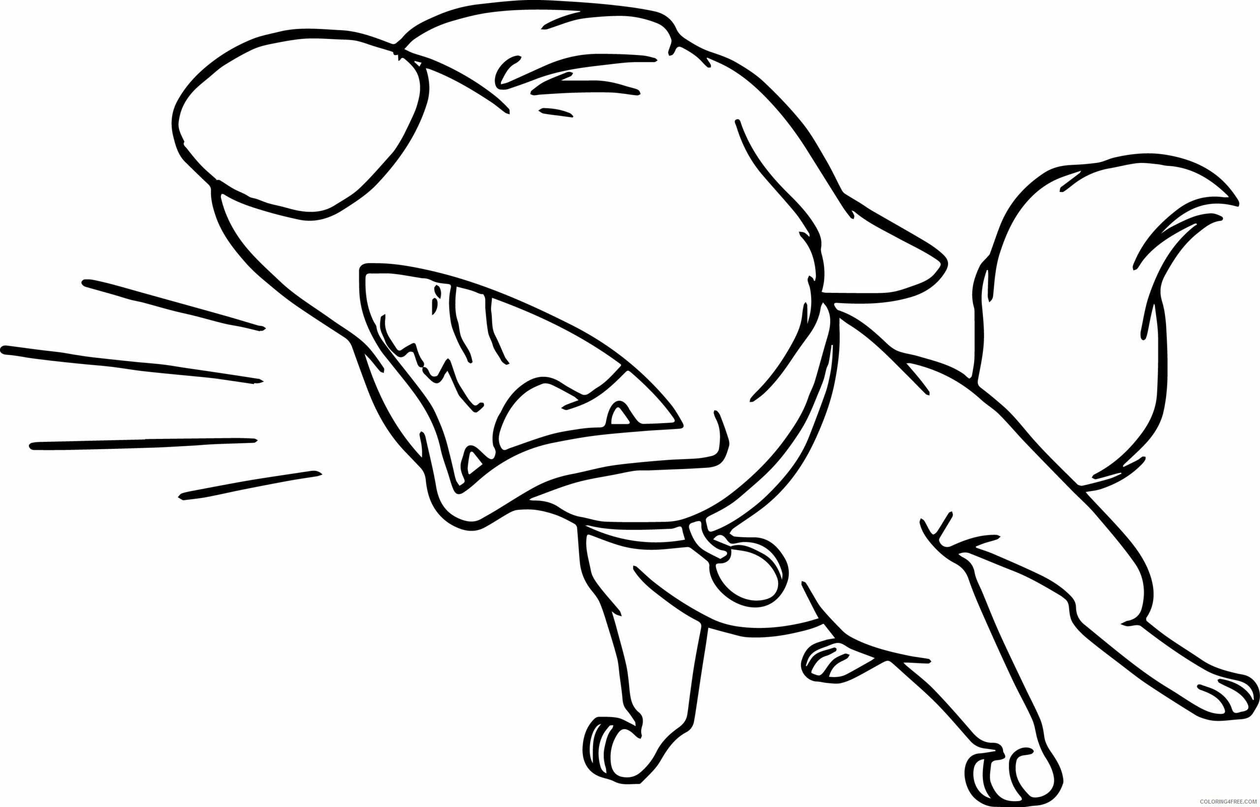 Bolt Coloring Pages TV Film Bolt Barking Printable 2020 01212 Coloring4free