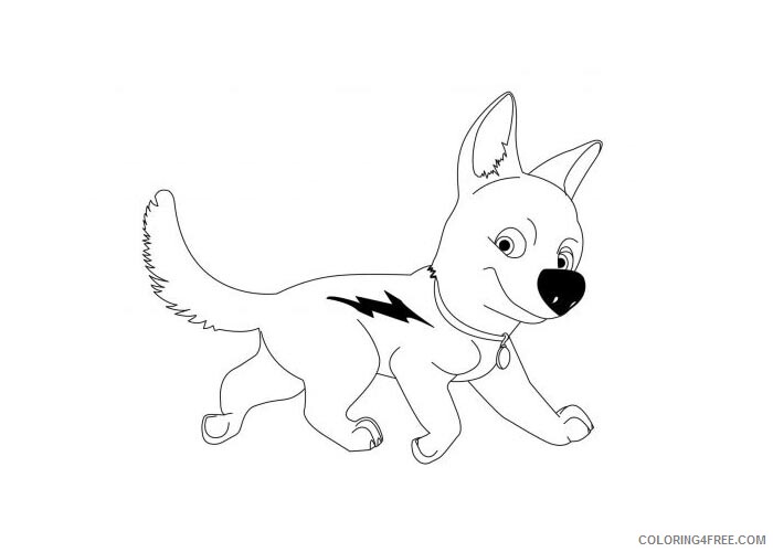 Bolt Coloring Pages TV Film Bolt Printable 2020 01215 Coloring4free