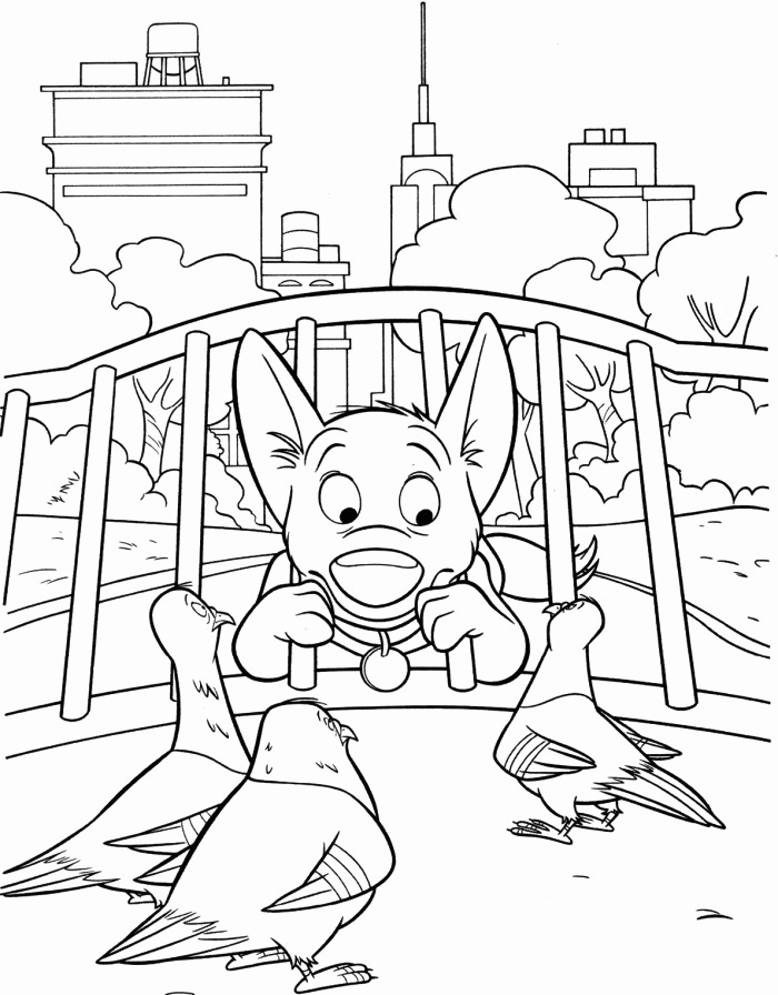 Bolt Coloring Pages TV Film Bolt Printable 2020 01217 Coloring4free